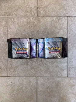 2008 Pokemon TCG Diamond & Pearl Collector Tin- Dialga Palkia Darkrai EMPTY - Image 4