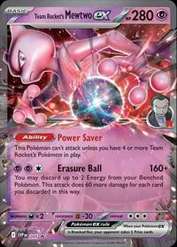 Pokemon TCG Team Rocket's Mewtwo Ex Collection Box - Image 4