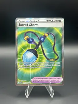 Sacred Charm 122/094 Full Art Pokemon TCG Phantasmal Flames NM/M - Image 1