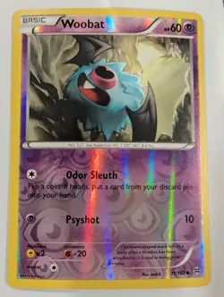 Woobat 71/162 - XY Breakthrough Reverse Pokemon Holo Foil Rare Nice! - Image 1