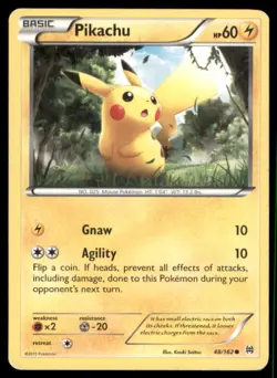 Pokemon TCG Pikachu 48/162 Regular - Image 1