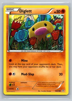 Diglett 38/83 Generations Fighting Basic Common Pokemon TCG Collectible - Image 1