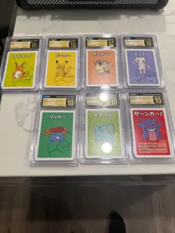 CGC Pristine 10 Pokemon Old Maid Lot Pikachu Mew Gengar Bulbasaur Raichu 2019 - Image 4