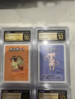 CGC Pristine 10 Pokemon Old Maid Lot Pikachu Mew Gengar Bulbasaur Raichu 2019 - Image 5