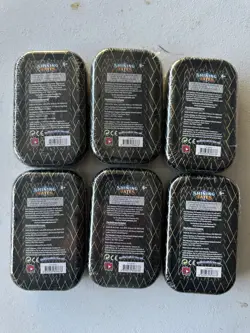 Pokemon TCG Shining Fates Mini TIns Lot of 6 Factory Sealed Art Set Complete - Image 2