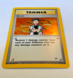 Brock 015/132 Gym Heroes Holo never played near mint Pokemon tcg - Image 2