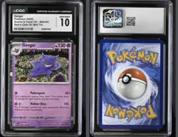 CGC 10 Gengar (Cosmos Holo) 094 POKEMON 151 4 Tin - Image 2