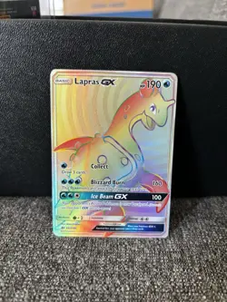 Pokemon Lapras GX Secret Rare 151/149 Holo Clean Gradeable Copy - Image 1
