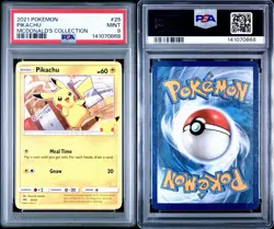 2021 Pokemon PSA 9 McDonald’s Collection 25th Anniversary Pikachu Non Holo #25 - Image 3
