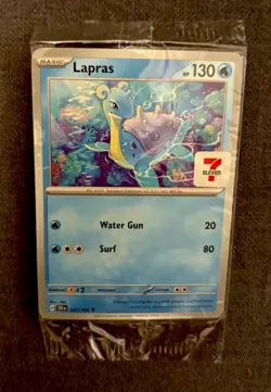 Pokemon Lapras 031/142 7 Eleven SEA Stamp Promo - Image 1