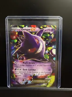 Gengar EX Ultra Rare Holo 34/119 XY Phantom Forces 170 HP Pokemon TCG - Image 1
