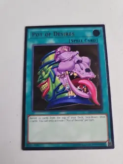 Yugioh Pot of Desires (UltimateRare) OP11-EN003 Unlimited #Y123 - Image 1