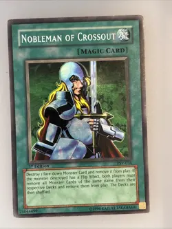 Yu-Gi-Oh! TCG Nobleman of Crossout PSV-034 Super Rare 1st Edition LP Vintage - Image 1