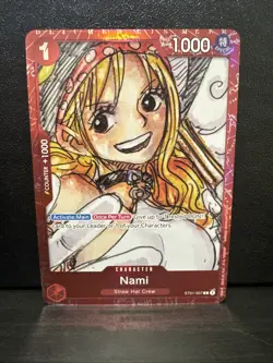 Nami ST01-007 C Alternate Art Film Red Promo One Piece NM - Image 1