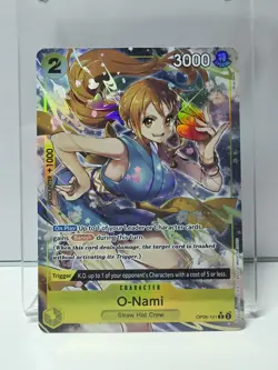 O-Nami (Alternate Art) OP06-101 Wings of the Captain Rare Alt Foil One Piece TCG - Image 1