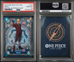 ONE PIECE SANJI SP FIST OF DIVINE SPEED OP11 SPECIAL ALTERNATE ART PSA 10 - Image 4