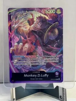 Monkey.D.Luffy OP05-060 Leader Starter Deck 18 Purple One Piece TCG English - Image 1