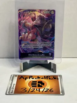 Monkey.D.Luffy OP05-060 Leader Starter Deck 18 Purple One Piece TCG English - Image 2