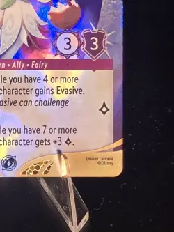 Disney Lorcana TCG Tinker Bell Winterspell Champion Foil NM - Image 4