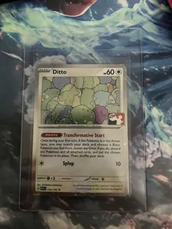 DITTO 132/165 HOLO Play Pokemon Prize Pack Series 6 Stamp Scarlet & Violet-151 ✅ - Image 1