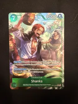 Shanks (Alternate Alt Art) OP14-027 R Holo THE AZURE SEA'S SEVEN English - Image 1