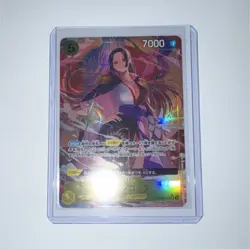 Bandai One Piece CCG Boa Hancock PRB02-017 Holo Character Card 7000 Power - Image 1