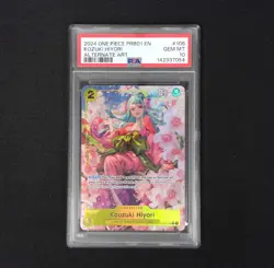 2024 Kouzuki Hiyori PRB01 Alternate Art OP06-106 English One Piece TCG PSA 10 - Image 1