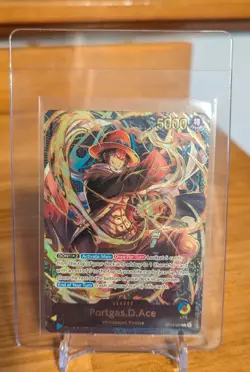 One Piece Portgas D Ace Premium Leader Collection NM, ST13-002 - Image 1