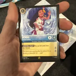 Disney Lorcana TCG Moana Curious Explorer NF 155/204 Legendary Winterspell - Image 1