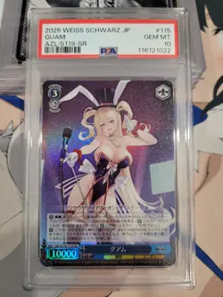 PSA 10 Guam AZL/S119-115 SR Azur Lane Weiss Schwarz Japanese Foil - Image 1