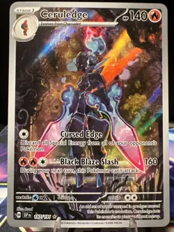 Ceruledge Surging Sparks Holo Pokemon TCG Card Illustration Rare, 197/191 - Image 1