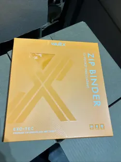 Vault X 12 Pocket Exo Tec Zip Binder Neon Orange Holds 480 Cards Pokemon Panini - Image 1