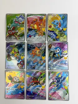 Pokemon 2026 First Partner Illustration Collection Series 1 Promos Set 9 Cards - Image 2
