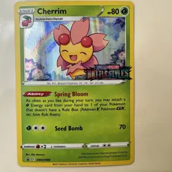 Cherrim - (Prerelease) SWSH088 Holo Pokemon Sword & Shield Black Star Promo Card - Image 1