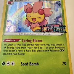 Cherrim - (Prerelease) SWSH088 Holo Pokemon Sword & Shield Black Star Promo Card - Image 3