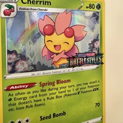 Cherrim - (Prerelease) SWSH088 Holo Pokemon Sword & Shield Black Star Promo Card - Image 5