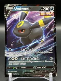 Umbreon V SWSH203 SWSH: Sword & Shield Promo Cards Holo NM - Image 1