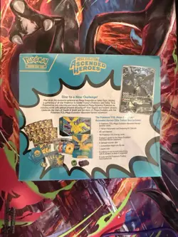 Pokemon Elite Trainer Box Mega Evolution Ascended Heroes Promo Card Sleeves - Image 2