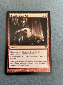 MTG- Blasphemous Act- Innistrad NM MAGIC CARD - Image 1