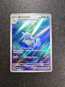Wartortle Illustration Rare NM 171/165 Scarlet & Violet 151 Pokemon Card NM - Image 1