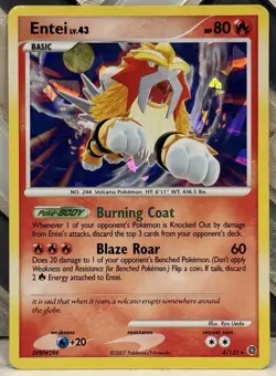 Entei 4/132 (Cracked Ice Holo) MP 2007 Miscellaneous Cards & Products Promo - Image 1