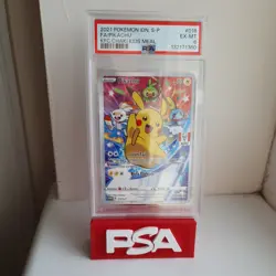 Pokemon Pikachu TCG Indonesian KFC Promo Card 016/S-p Full Art PSA 8 - Image 1