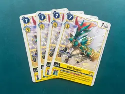 Chirinmon EX5-031 Playset Animal Colosseum Digimon Card Game x4 - Image 1