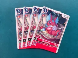 Elizamon BT23-005 Playset Hackers' Slumber Digimon Card Game x4 - Image 1