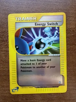 Pokemon TCG Energy Switch Aquapolis Reverse Holo Card #120/147 NM/VLP - Image 1
