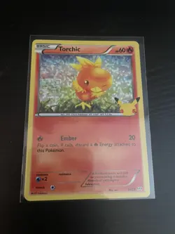 Torchic 11/25 Holo Pokemon 25th Anniversary McDonald’s Promo Card 2021 - Image 1