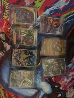 Lot Of 7 Full Art Rare Pokemon Cards. NM with Loaders, Two $5+ Cards In Lot! - Image 2