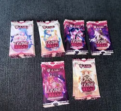 VCard Divine Chaos Booster Pack Sealed 10 Game Cards Trading Card Game Pack - Image 1