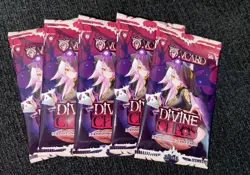 VCard Divine Chaos Booster Pack Sealed 10 Game Cards Trading Card Game Pack - Image 3
