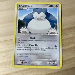 Snorlax - Diamond and Pearl (DP), 37/130 / Rare, Pokemon Card - Image 1